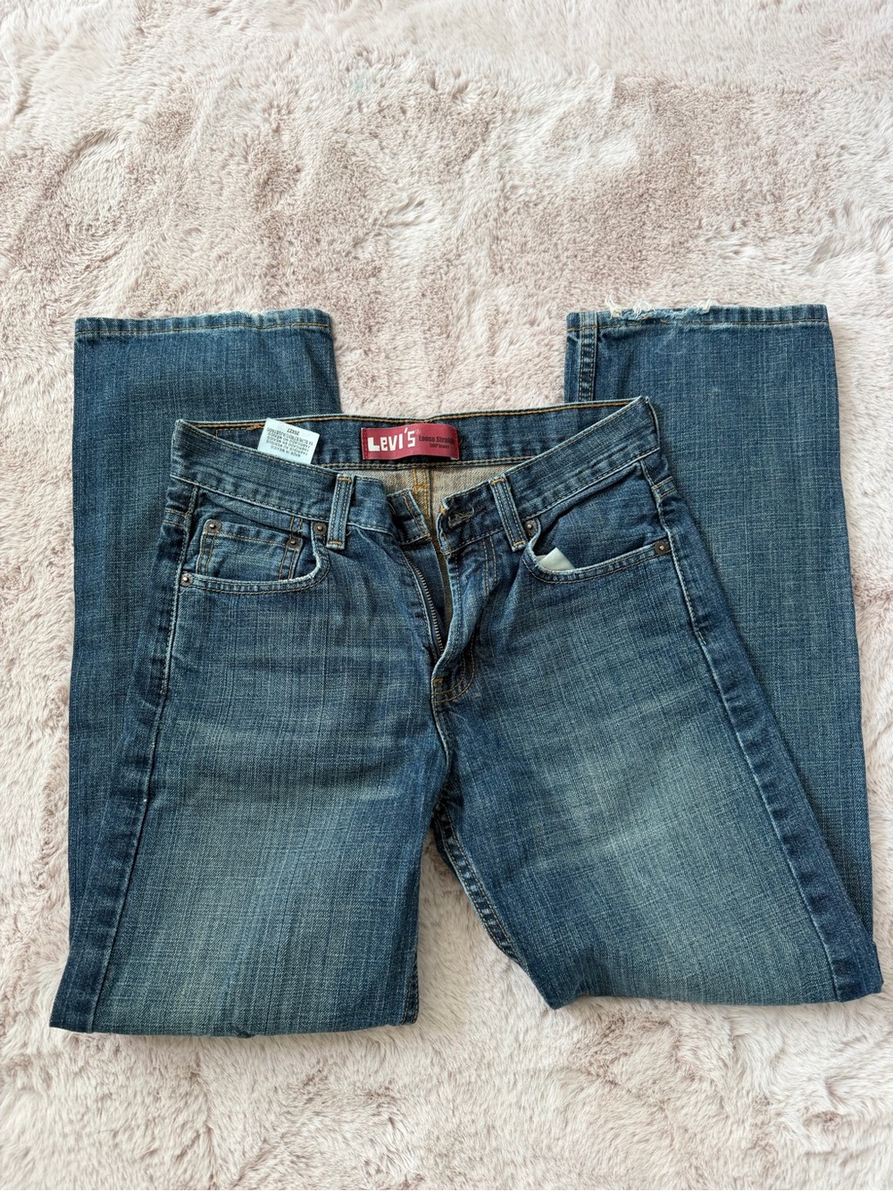Levi's Dark Blue Loose Straight Jeans